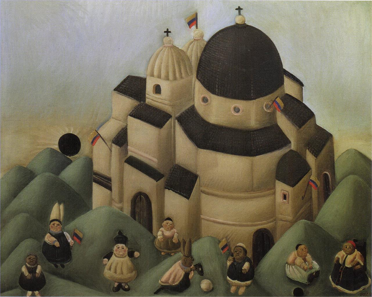 La grande fête Fernando Botero Peintures à l'huile